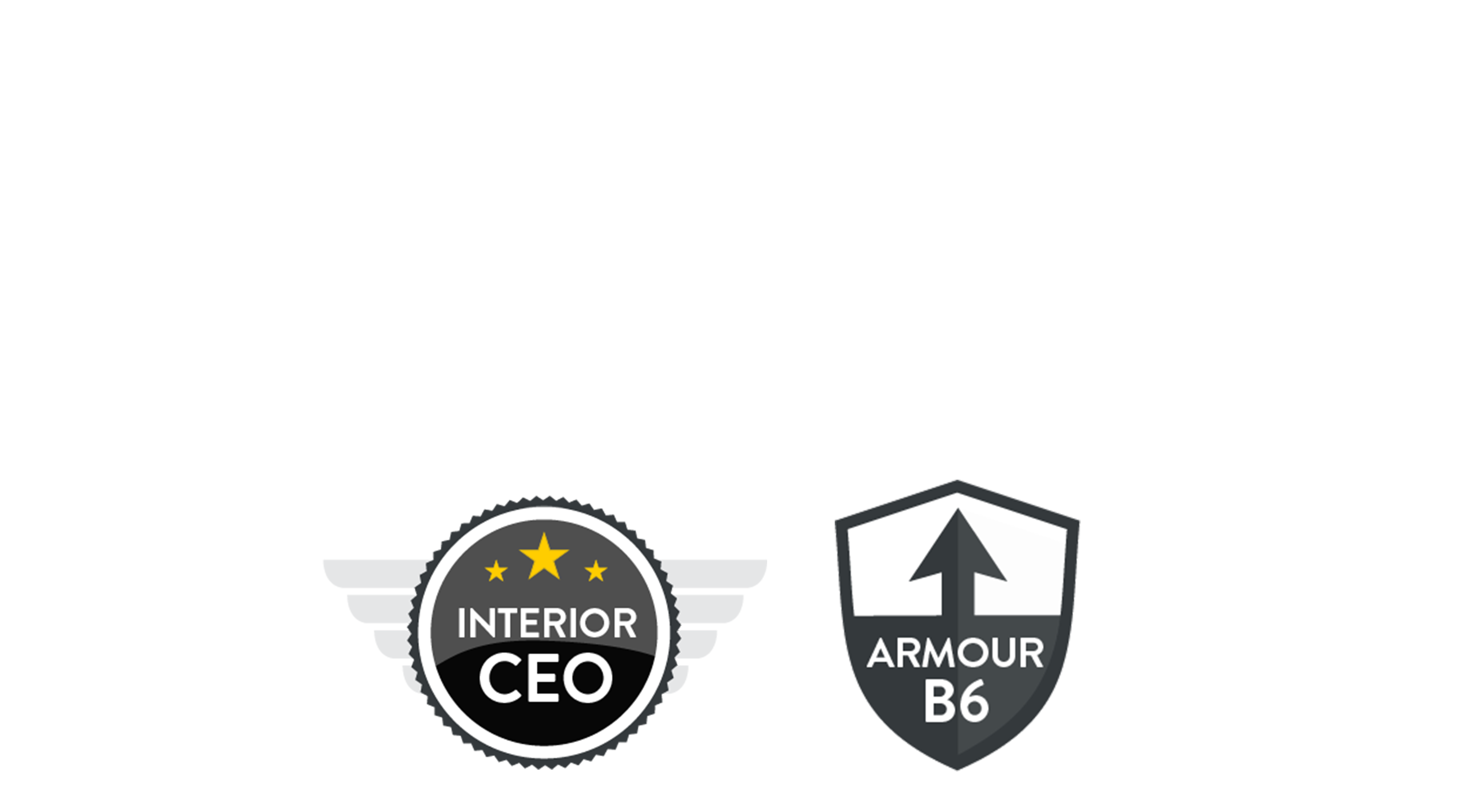 Interior CEO and Armour B6 company logos