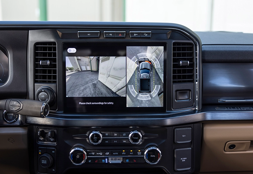 Ford F series Super duty interior camera display 