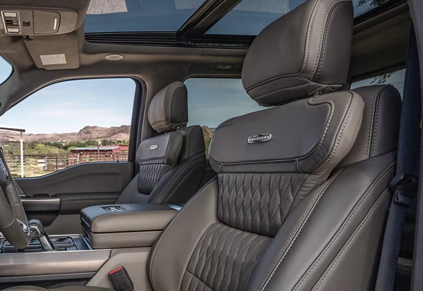ford f-150 interior seating