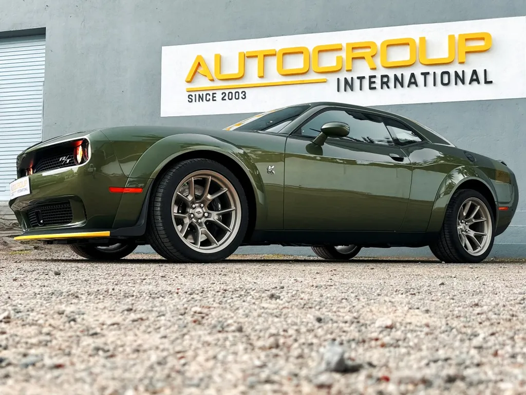 dodge challenger f8 green hornet side profile converted to right hand drive by autogroup