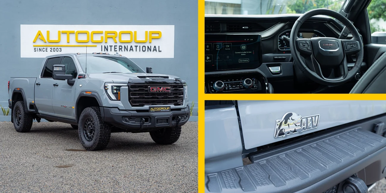 GMC Sierra2500hd AT4X AEV in Right hand Drive by Autogroup International