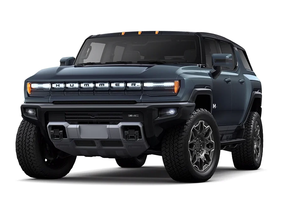 2026 Right Hand Drive Hummer EV 3X Electric SUV in Graphite Blue