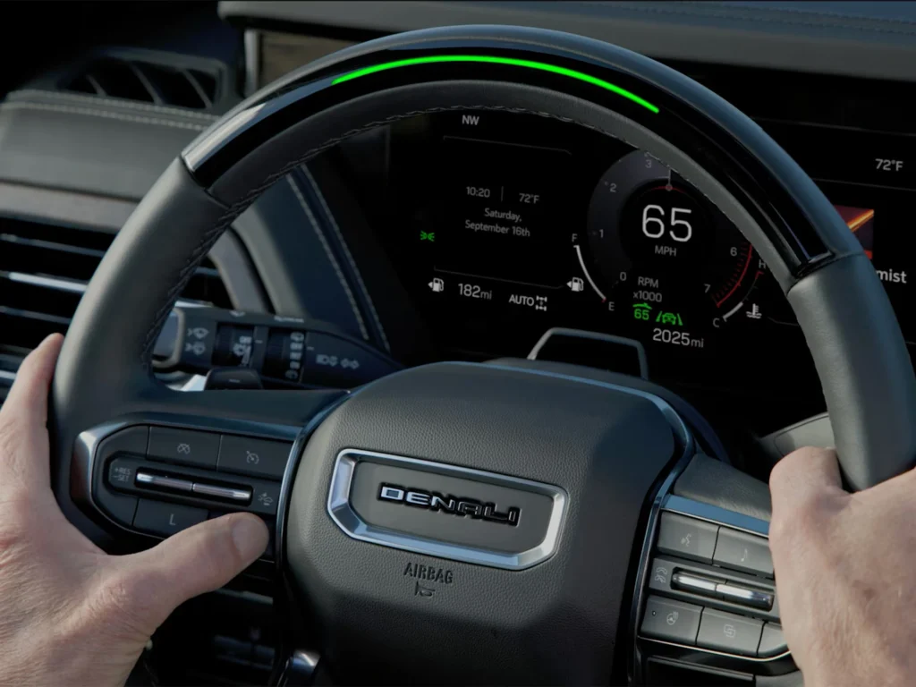 2025 Yukon Denali Steering Wheel Technology