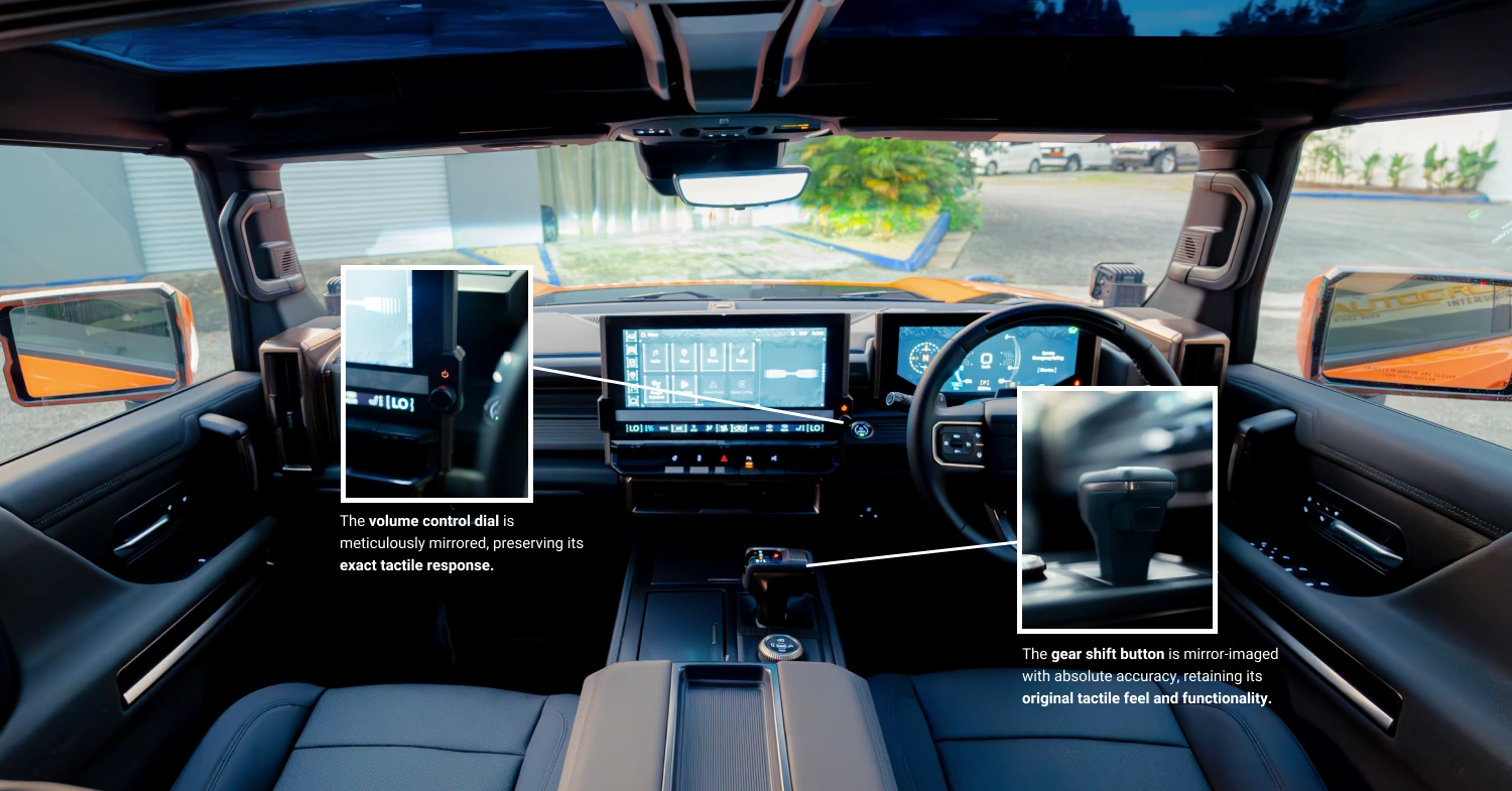 Hummer RHD dashboard