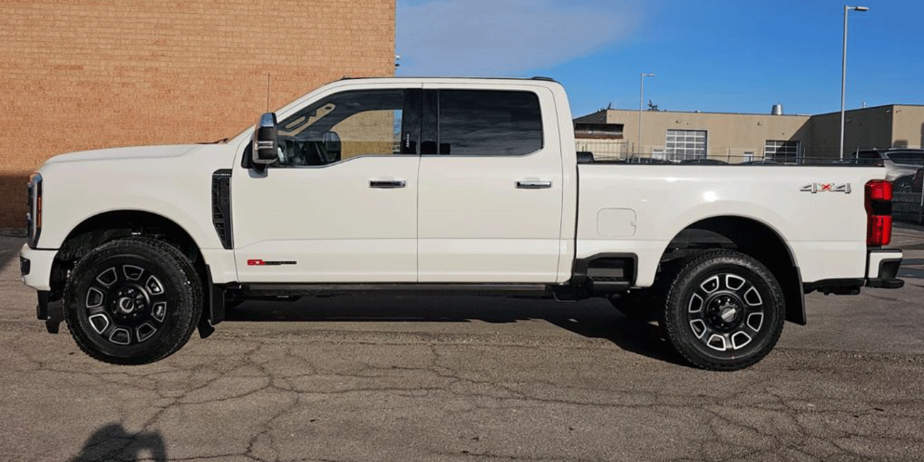 2024 ford f-350 platinum side profile