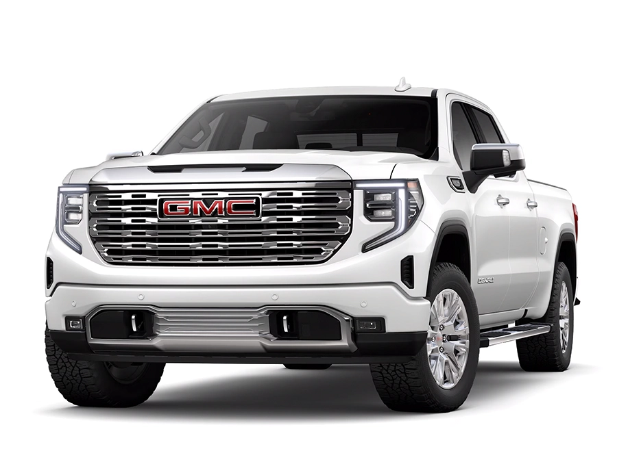 2025 Sierra 1500 Denali Crew Cab Standard Bed in White Frost Tricoat