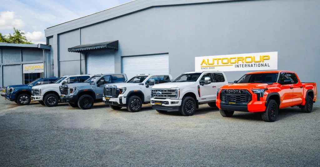 The American Pick up trucks of Autogroup International