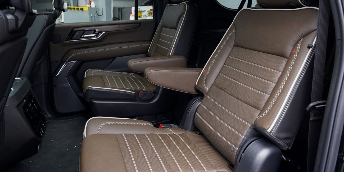 2025 GMC Yukon XL Denali Ultimate in right-hand drive by Autogroup International with the 6.2L V8 Petrol engine