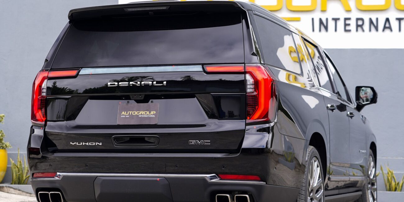 2025 GMC Yukon XL Denali Ultimate in right-hand drive by Autogroup International with the 6.2L V8 Petrol engine