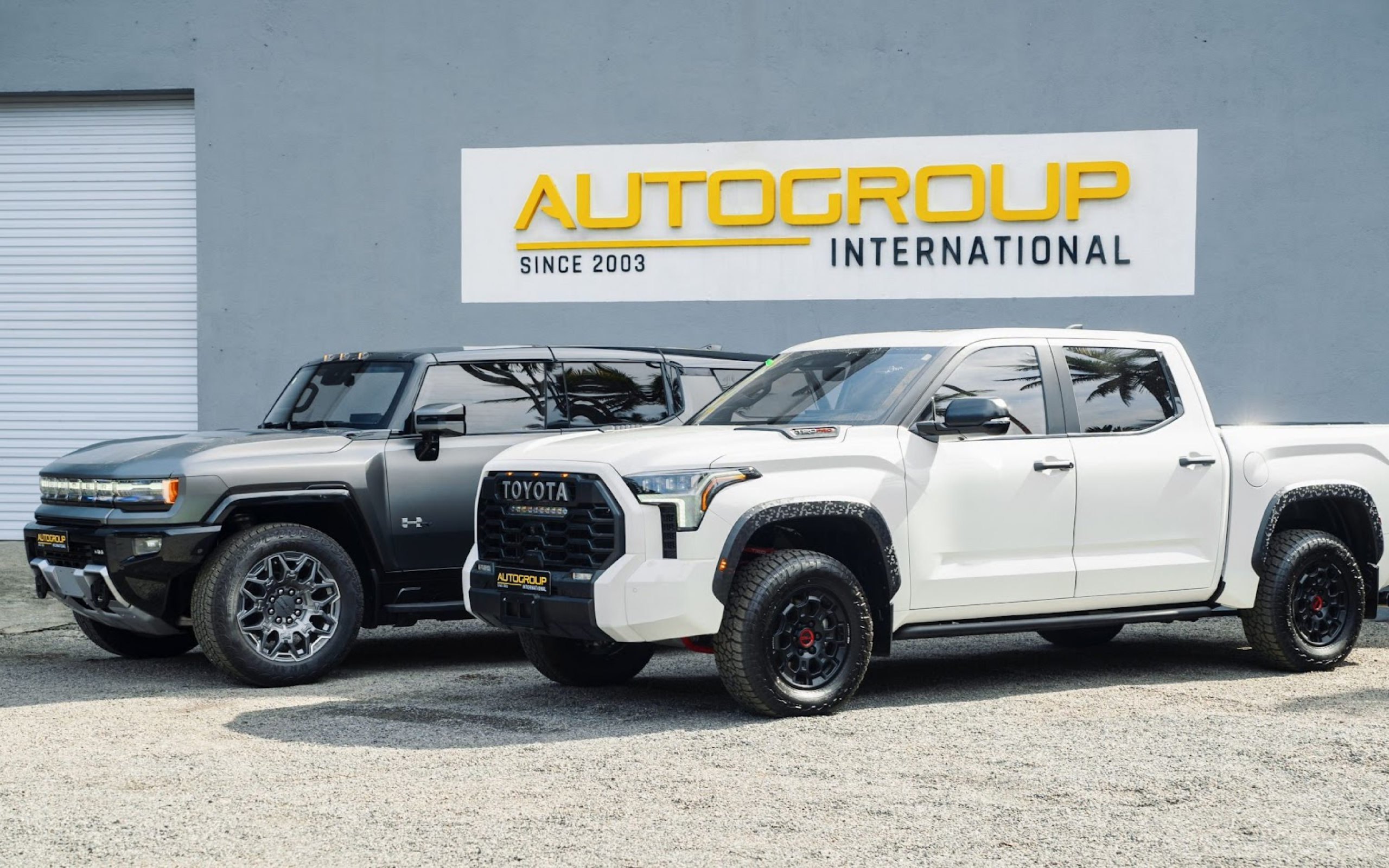 2025 Hummer EV and Tundra