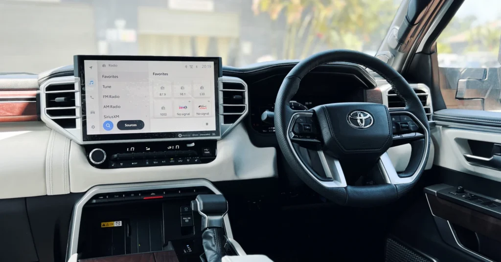 2025 Toyota Tundra - Dashboard