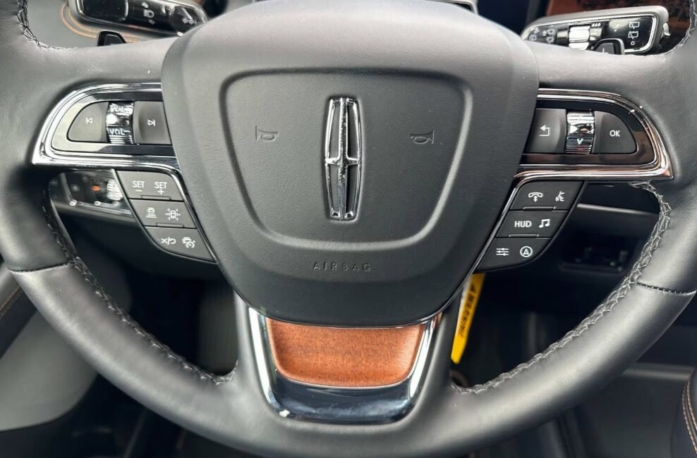 Brand new right-hand drive 2024 Lincoln Navigator L Black Label in Infinite Black with Invitation theme interior, Twin-turbo V6, 7-seat luxury & full conversion by Autogroup International.