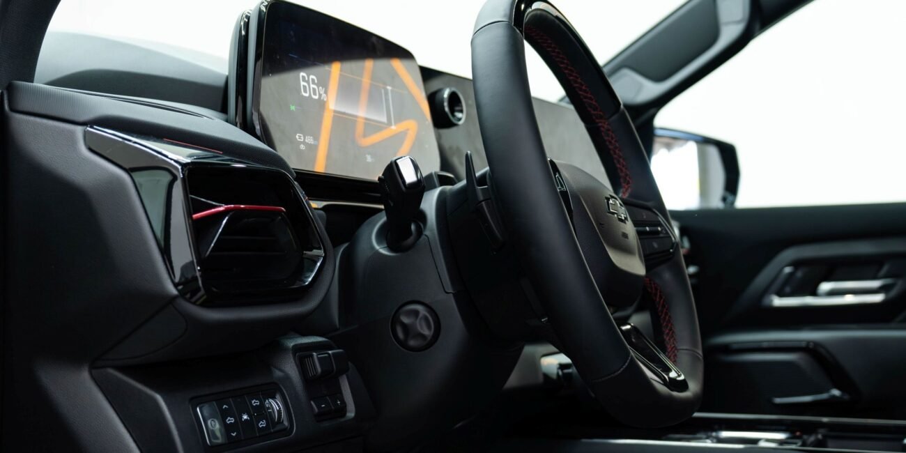 Right hand drive 2025 Chevrolet Silverado EV Pickup truck RST in Black Exterior with 793 km range by Autogroup International