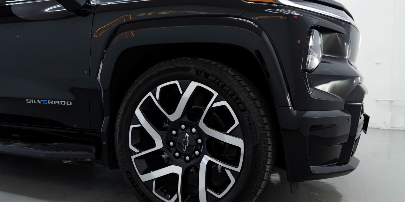 Right hand drive 2025 Chevrolet Silverado EV Pickup truck RST in Black Exterior with 793 km range by Autogroup International