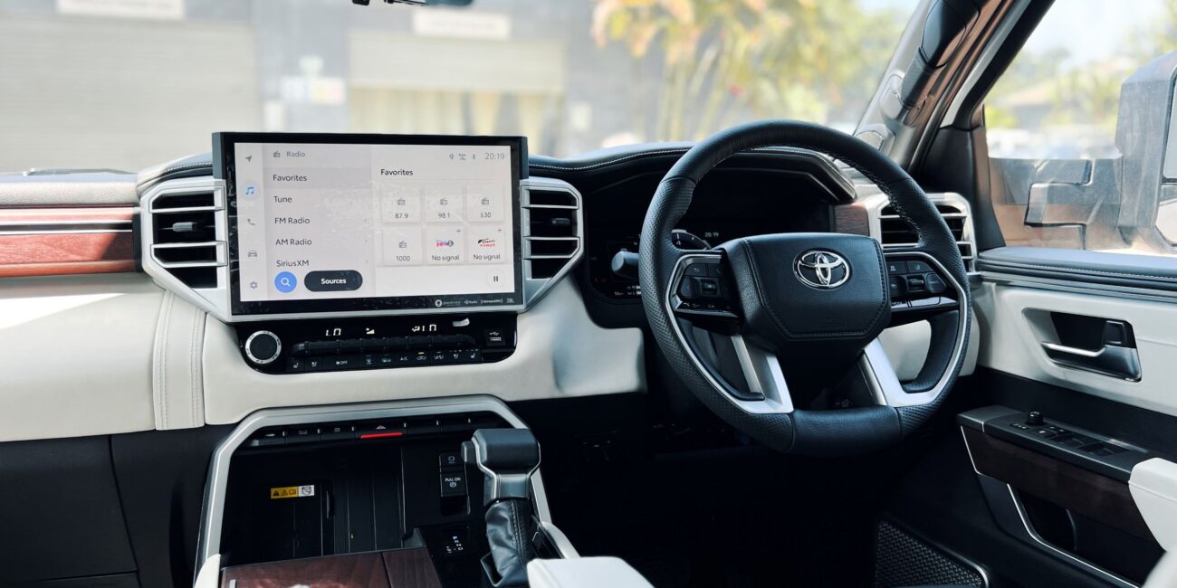 Right-hand drive 2025 Toyota Tundra Capstone pickup truck from Autogroup International