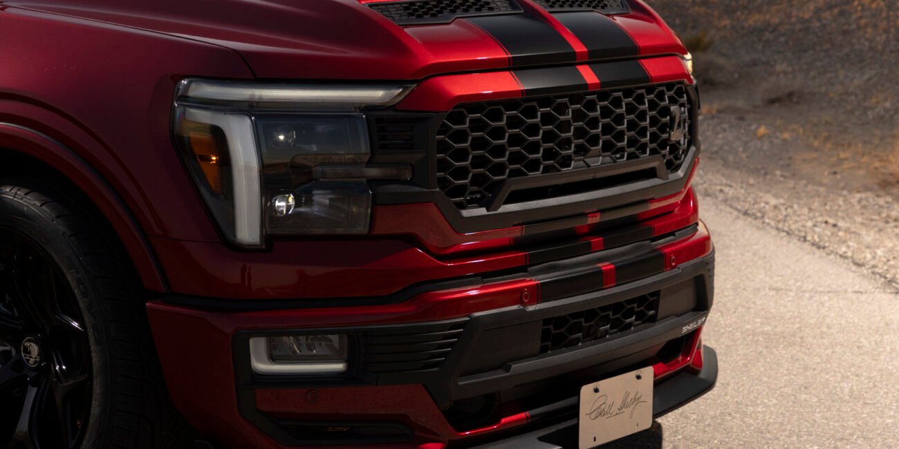 Right-hand drive 2025 Shelby F-150 Super Snake pickup truck from Autogroup International