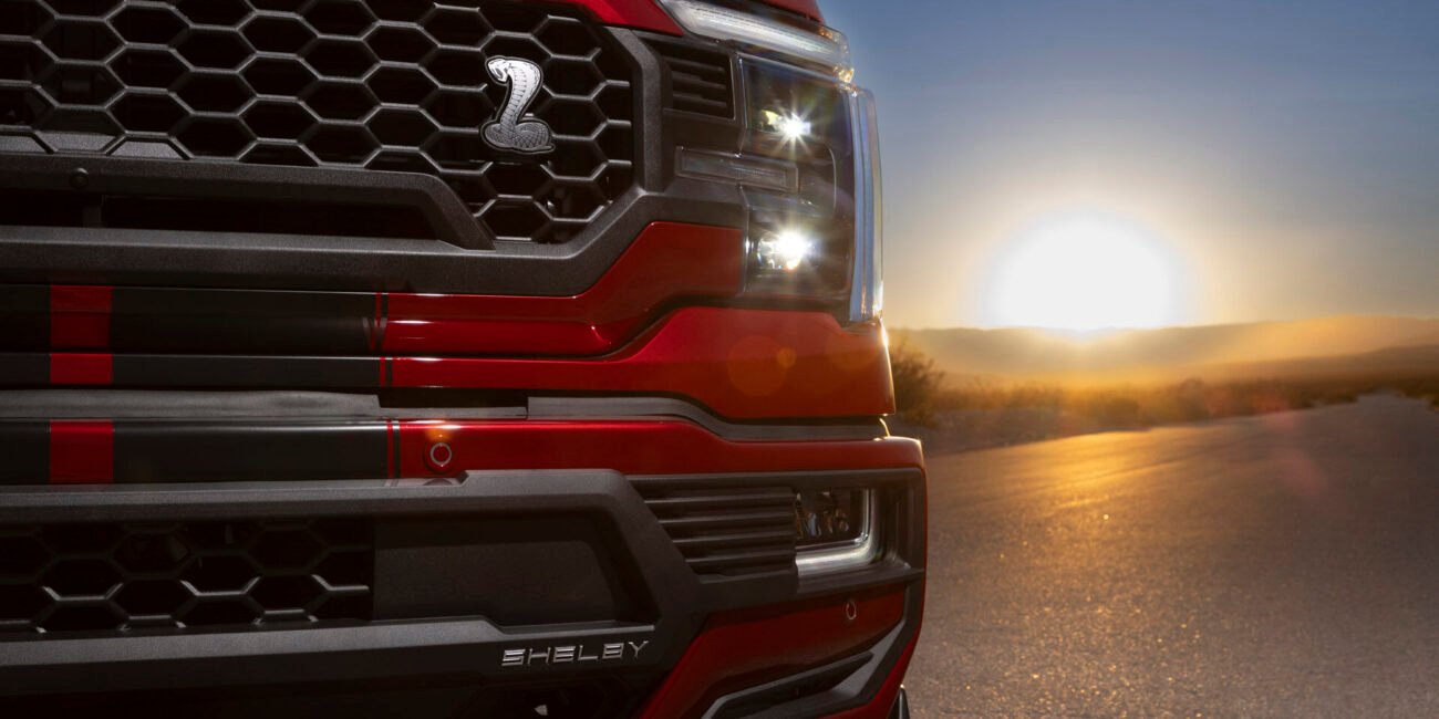 Right-hand drive 2025 Shelby F-150 Super Snake pickup truck from Autogroup International