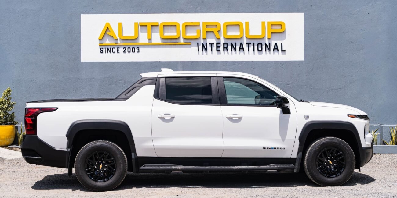 Right hand drive Chevrolet Silverado EV Pickup truck in right hand drive by Autogroup International