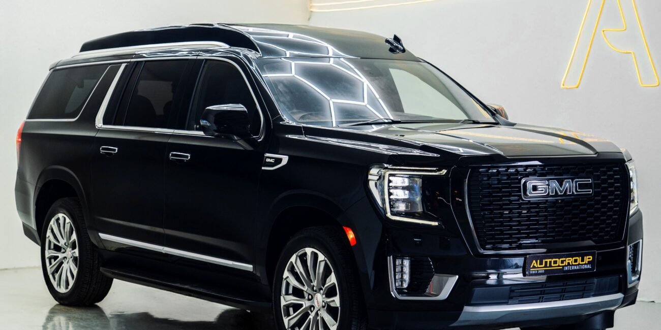 Private-jet luxury in a right-hand drive 2025 ‘The CEO’ by Autogroup International—GMC Yukon XL base, 6.2L V8, bespoke VIP private rear cabin
