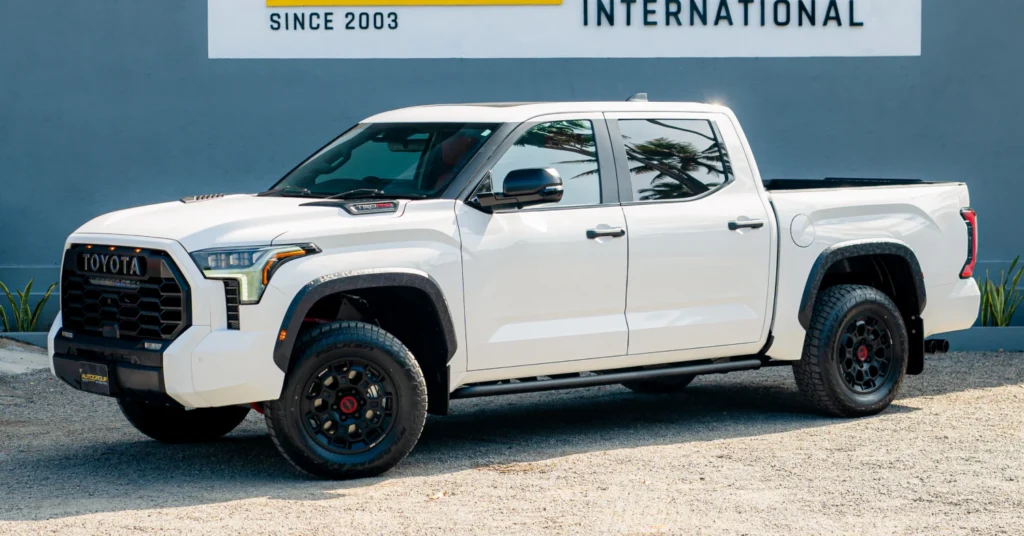 Toyota Tundra - White - Side profile