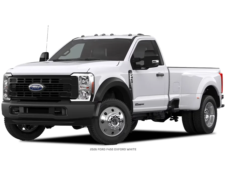 2026 FORD F450 Oxford white