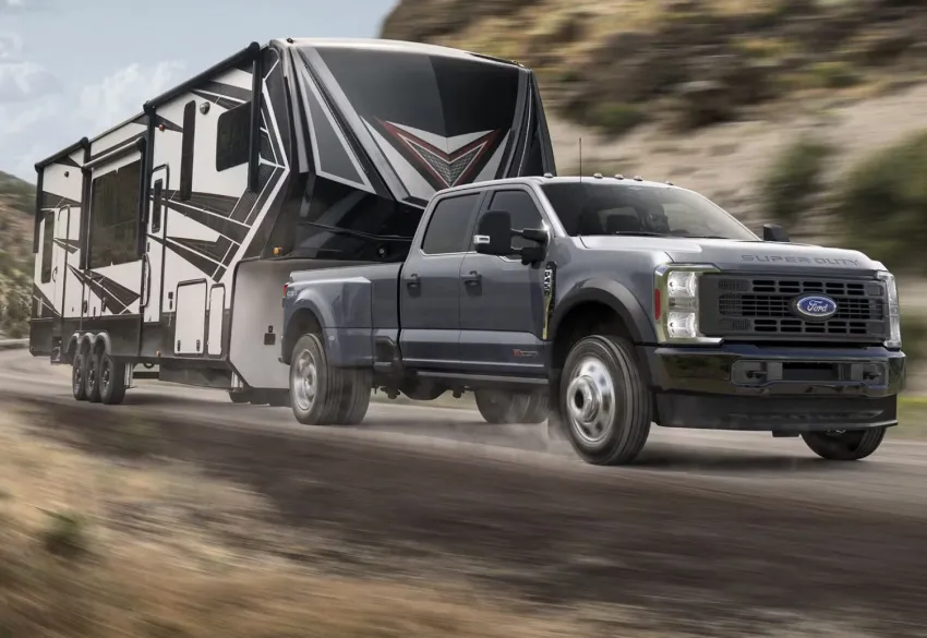 Right hand drive 2026 Ford F-450 DRW Super Duty pickup iconic across the lineup, from XL Regular Cab to the flagship Platinum Crew Cab. Technology