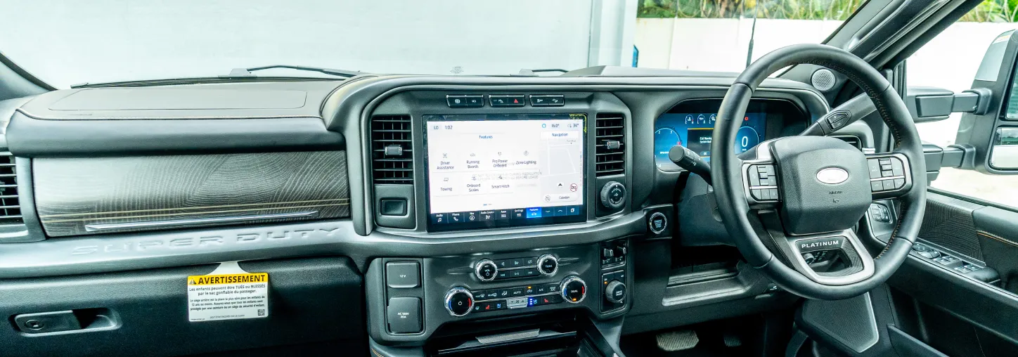 2026 Ford F 550 Super Duty Truck Dashboard