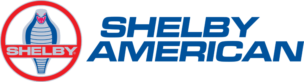 Shelby American logo with cobra emblem