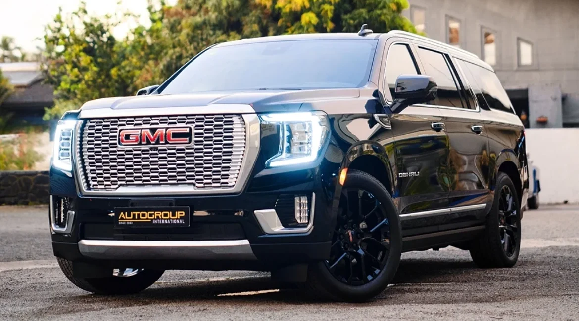 Black GMC SUV parked outdoors