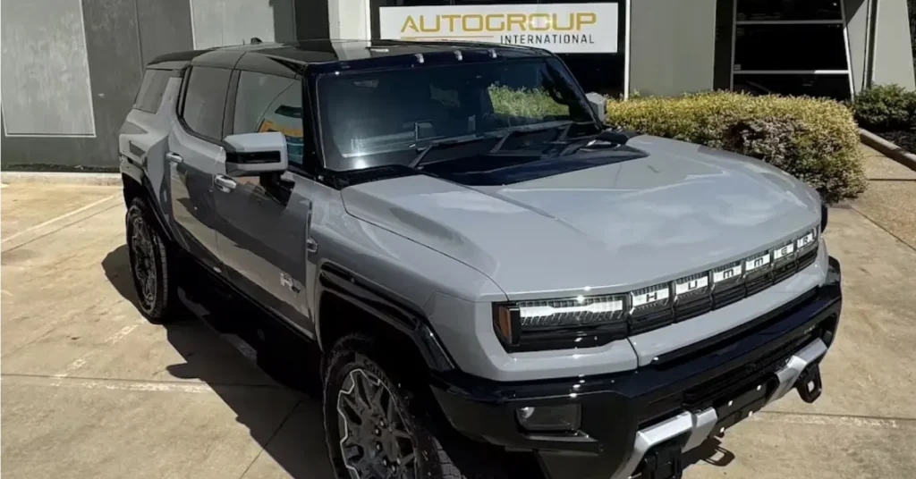 Right hand drive Hummer EV SUV from Autogroup International in Australia