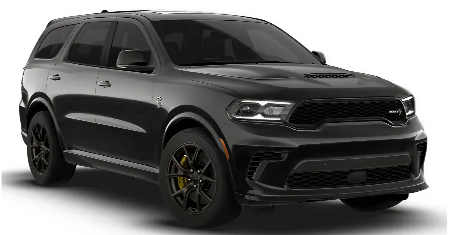 Black performance SUV with sporty design