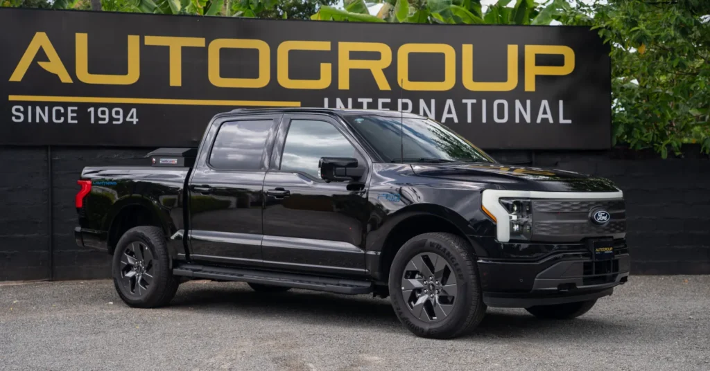 2025 - Right hand drive Ford F-150 Lightning - Right semi profile